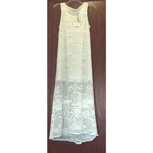 Lace White Maxi Dress